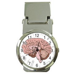 Cerebrum Human Structure Cartoon Human Brain Money Clip Watches by Sapixe