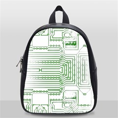 Circuit Board School Bag (small) by Sapixe