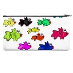 Fish Fishes Marine Life Swimming Water Pencil Case Back