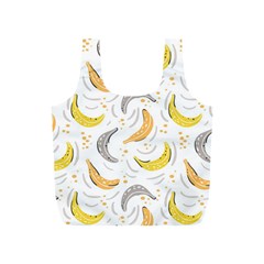 Seamless Stylish Pattern-with-fresh-yellow-bananas-background Full Print Recycle Bag (s) by Wegoenart