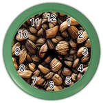 Coffe Color Wall Clock Front