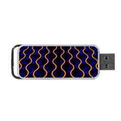 Pattern Abstract Wallpaper Waves Portable Usb Flash (two Sides) by Jancukart