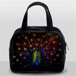 Beautiful Peacock Feather Classic Handbag (Two Sides) Front