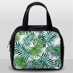 Leaves Background Wallpaper Pattern Classic Handbag (one Side) by Amaryn4rt