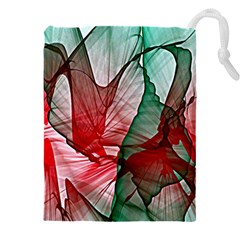 Abstract Pattern Art Colorful Drawstring Pouch (5xl) by Amaryn4rt