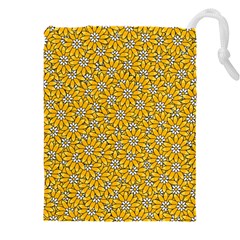 Flowers Bloom Art Colorful Artwork Drawstring Pouch (5xl) by Amaryn4rt