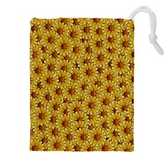 Floral Wallpaper Floral Background Drawstring Pouch (5xl) by Amaryn4rt