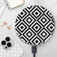 Background Pattern Geometric Wireless Charger by Amaryn4rt