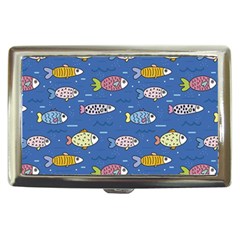 Sea Fish Blue Submarine Animals Cigarette Money Case by Amaryn4rt