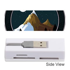 Mountains Forest Moon Stars View Memory Card Reader (stick) by Wegoenart