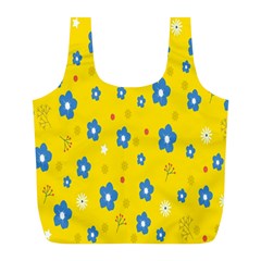  Flowers Spring Full Print Recycle Bag (l) by artworkshop