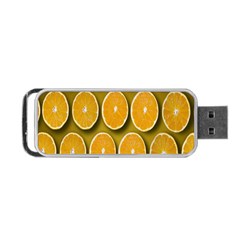 Orange Slices Cross Sections Pattern Portable Usb Flash (two Sides) by artworkshop