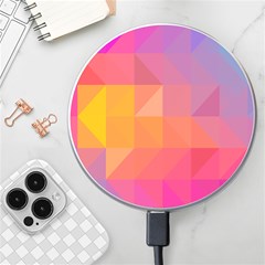 Illustration Geometric Pattern Design Graphic Wireless Charger by Wegoenart