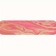 Illustration Graphic Pattern Texrure Pink Maeble Large Bar Mats by Wegoenart