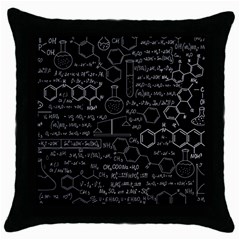 Medical Biology Detail Medicine Psychedelic Science Abstract Abstraction Chemistry Genetics Throw Pillow Case (black) by Jancukart