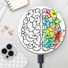 Illustration Brain Mind Psychology Idea Drawing Wireless Charger by Ravend