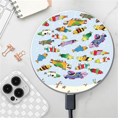 Fish Ocean Sea Water Diving Blue Nature Wireless Charger by Ravend