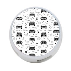 Pattern Retro Italy Cars Classic 4-port Usb Hub (two Sides) by danenraven