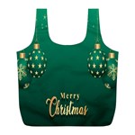 Merry Christmas Holiday Full Print Recycle Bag (L) Back