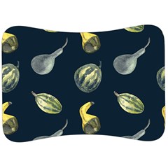 Vintage Vegetables Zucchini  Velour Seat Head Rest Cushion by ConteMonfrey