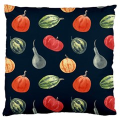 Vintage Vegetables  Large Cushion Case (one Side) by ConteMonfrey