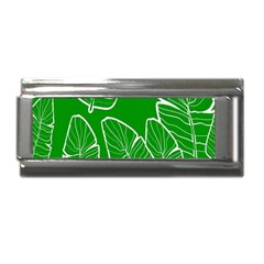 Green Banana Leaves Superlink Italian Charm (9mm) by ConteMonfreyShop