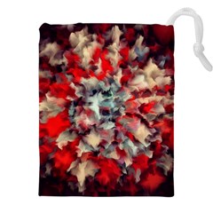 Mirror Fractal Drawstring Pouch (5xl) by Sparkle