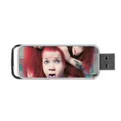 Creepy Monster Student At Classroom Portable Usb Flash (one Side) by dflcprintsclothing