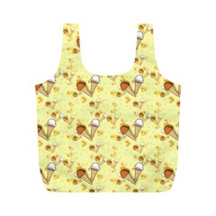 Ice Cream Cone Dessert Full Print Recycle Bag (m) by Wegoenart