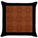 Mosaic (2) Throw Pillow Case (Black) Front