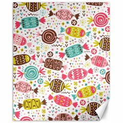 Candy Background Cartoon Canvas 16  X 20  by Jancukart