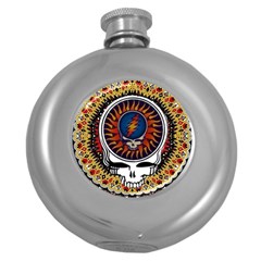 Grateful Dead Round Hip Flask (5 Oz) by Jancukart