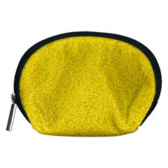 Bright Yellow Crunchy Sprinkles Accessory Pouch (medium) by nateshop