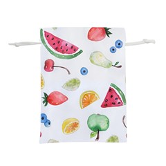 Fruit Summer Vitamin Watercolor Lightweight Drawstring Pouch (m) by Wegoenart