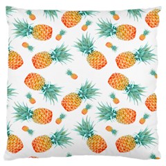 Pineapple Background Pattern Fruit Large Cushion Case (one Side) by Wegoenart