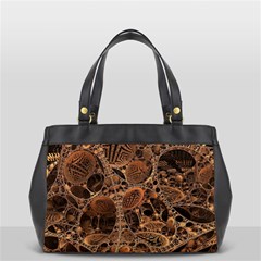 Fractal Render 3d Honeycomb Oversize Office Handbag (2 Sides) by Wegoenart