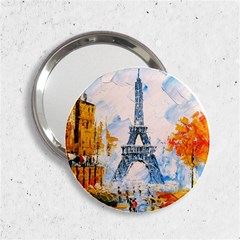 Eiffel Tower Landmark Architecture  Artistic 2 25  Handbag Mirrors by danenraven