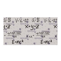 Pattern Wallpaper Math Formula Albert Einstein Satin Wrap 35  X 70  by danenraven