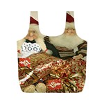 Christmas Puppets Full Print Recycle Bag (M) Back