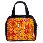 Red-yellow Classic Handbag (Two Sides) Front