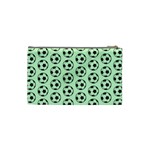 Pattern Ball Soccer Background Cosmetic Bag (Small) Back