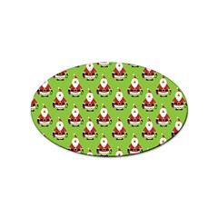 Christmas-santaclaus Sticker (oval) by nateshop