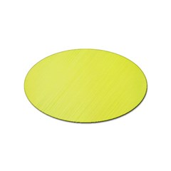 Background-texture-yellow Sticker (oval) by nateshop