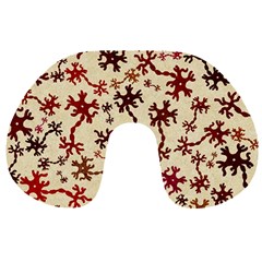 Neuron Nerve Cell Neurology Travel Neck Pillow by Ravend