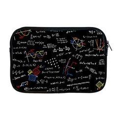 Black Background Text Overlay  Mathematics Formula Apple Macbook Pro 17  Zipper Case by danenraven