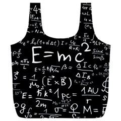 Science Einstein Formula Mathematics Physics Full Print Recycle Bag (xxxl) by danenraven