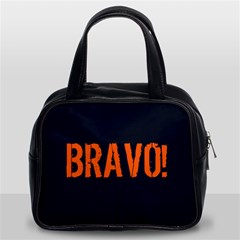 Bravo! Italian Saying Classic Handbag (two Sides) by ConteMonfrey