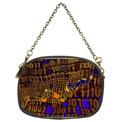 Binary Code Transformation Chain Purse (two Sides) by Wegoenart