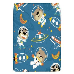 Seamless-pattern-funny-astronaut-outer-space-transportation Removable Flap Cover (l) by Jancukart