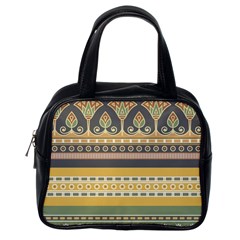 Seamless-pattern-egyptian-ornament-with-lotus-flower Classic Handbag (one Side) by Jancukart